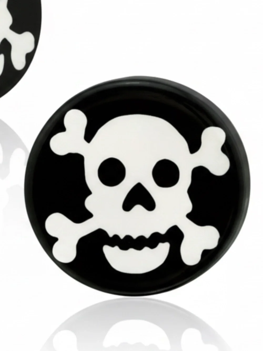 Surgical Stainless Steel Cross‎ Bones Stud Earrings Unisex Adults